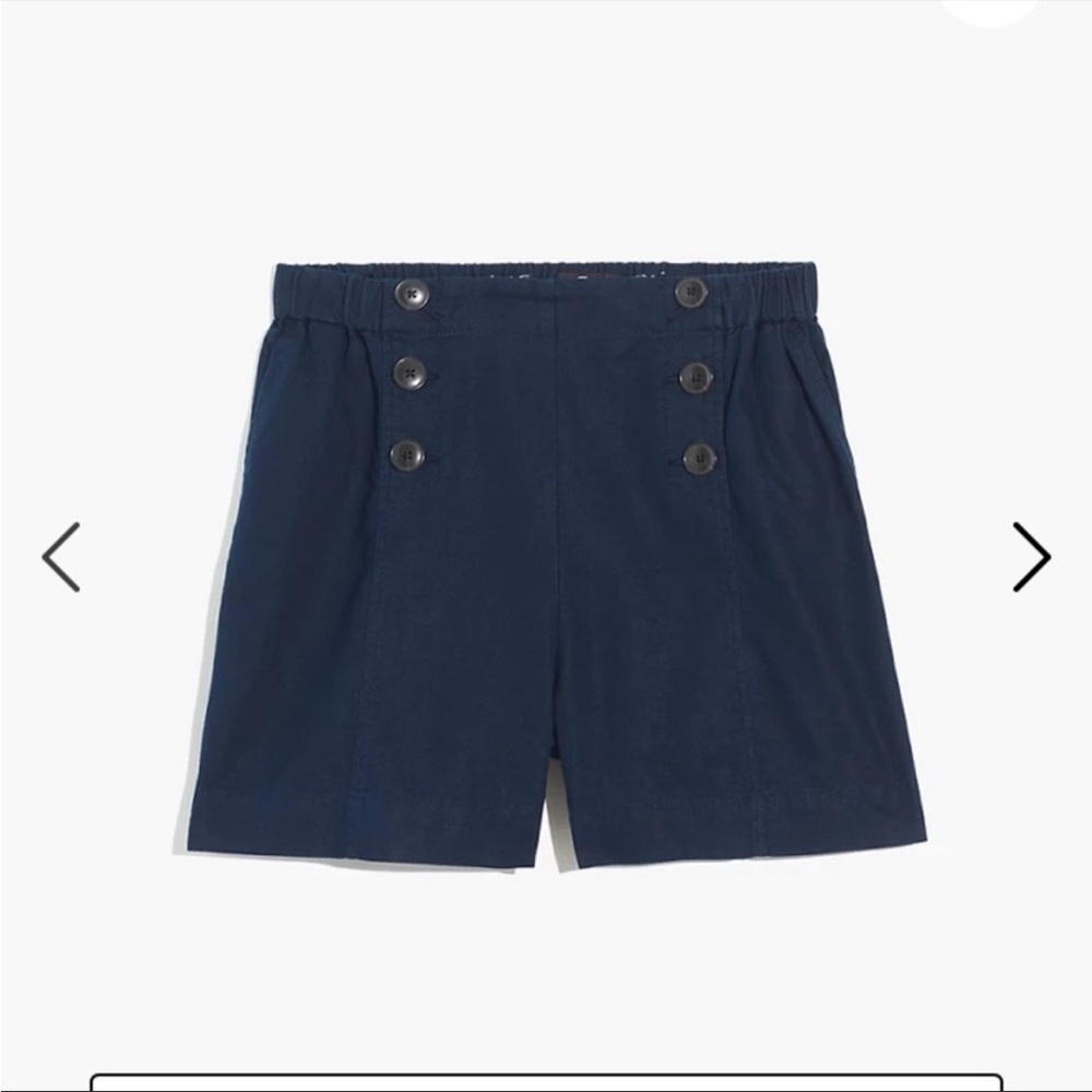 MADEWELL pull on high waist sailor shorts